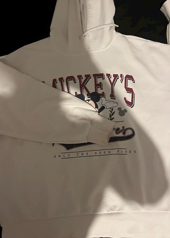 Baskılı Kapüşonlu Kadın Sweatshirt - Görsel 2
