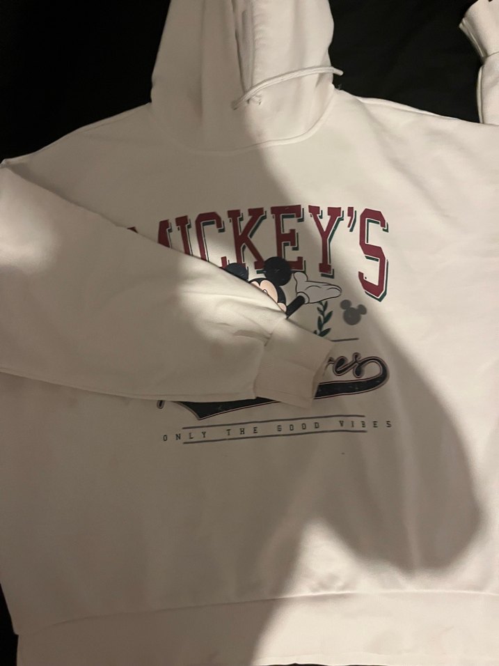 Baskılı Kapüşonlu Kadın Sweatshirt - Görsel 2