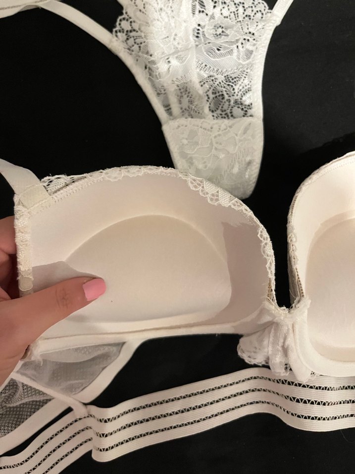 Beyaz Bohem Tarz Midi Sütyen ve Tanga Takımı - Görsel 2