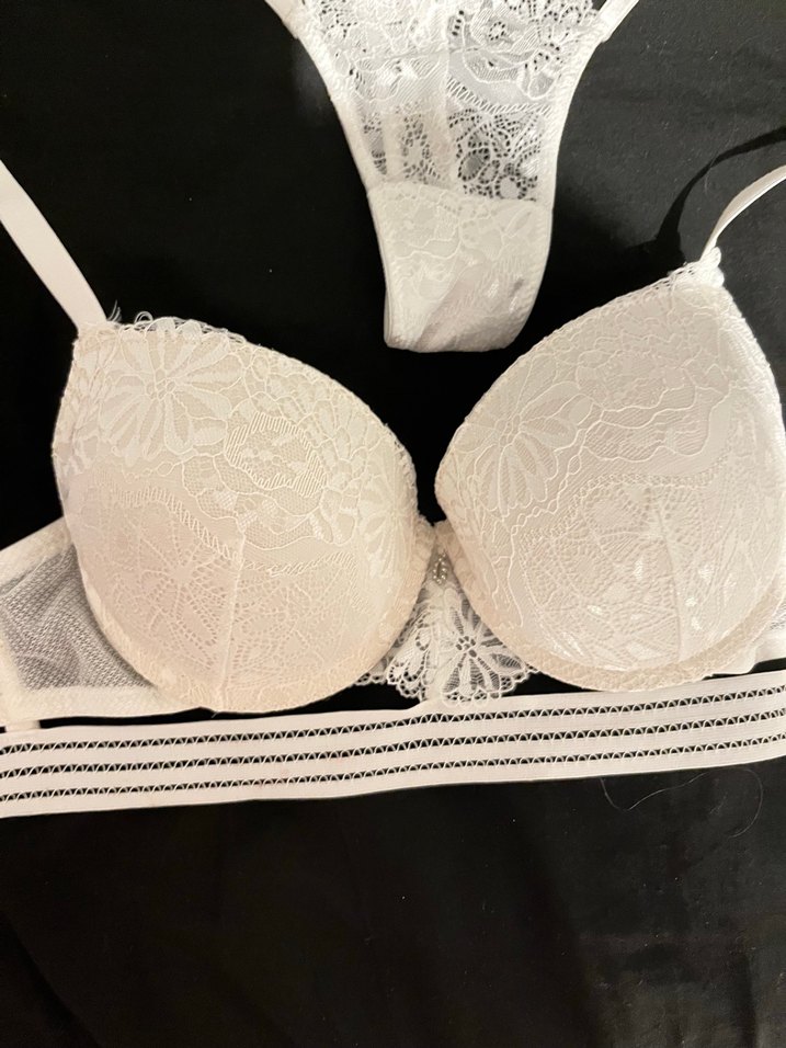 Beyaz Bohem Tarz Midi Sütyen ve Tanga Takımı - Görsel 3