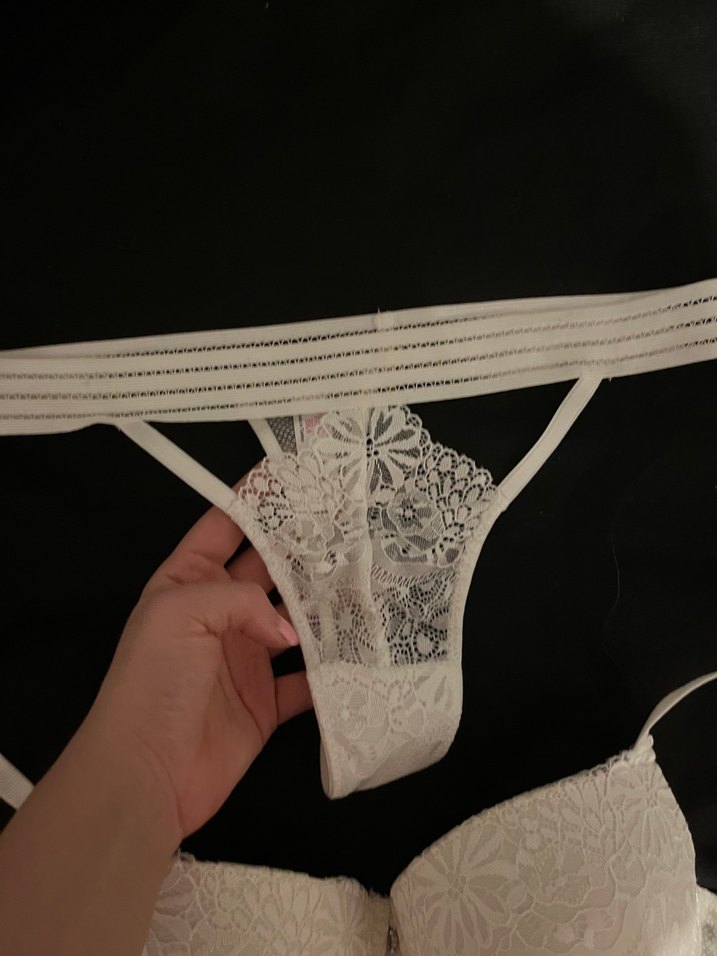 Beyaz Bohem Tarz Midi Sütyen ve Tanga Takımı - Görsel 5