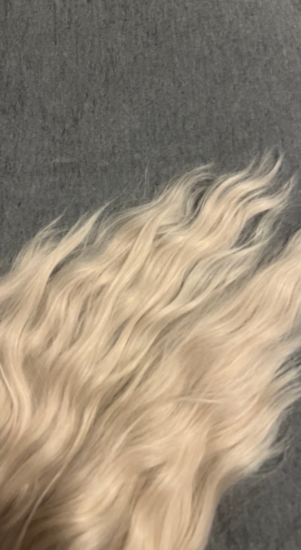 Bebek sarısı uzun saç peruk - Görsel 3