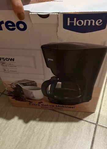 Preo Home Filtre Kahve Makinesi siyah - Görsel 2