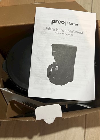 Preo Home Filtre Kahve Makinesi siyah - Görsel 3