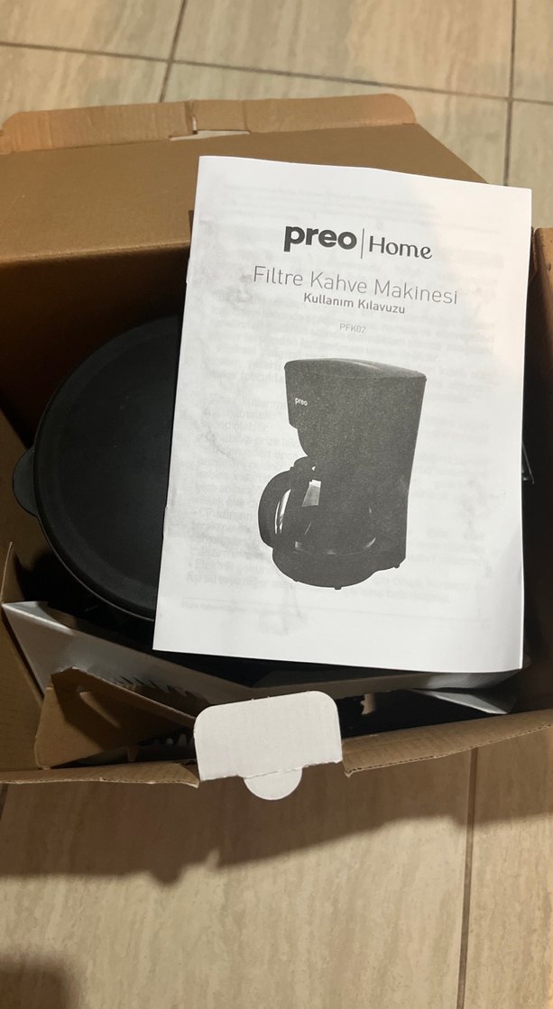 Preo Home Filtre Kahve Makinesi siyah - Görsel 3