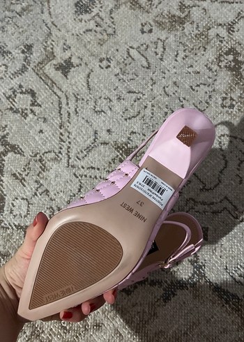 Nine West Pembe Tokalı Kadın Babet - Görsel 6