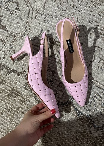 Nine West Pembe Tokalı Kadın Babet - Görsel 3