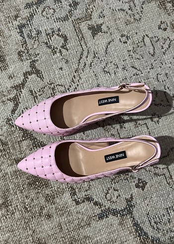 Nine West Pembe Tokalı Kadın Babet - Görsel 4