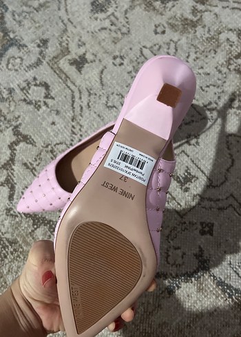 Nine West Pembe Tokalı Kadın Babet - Görsel 5