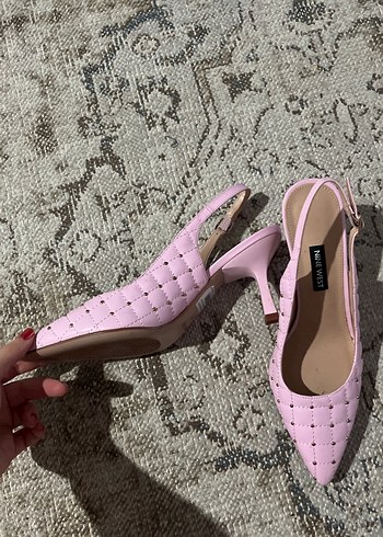 Nine West Pembe Tokalı Kadın Babet - Görsel 2