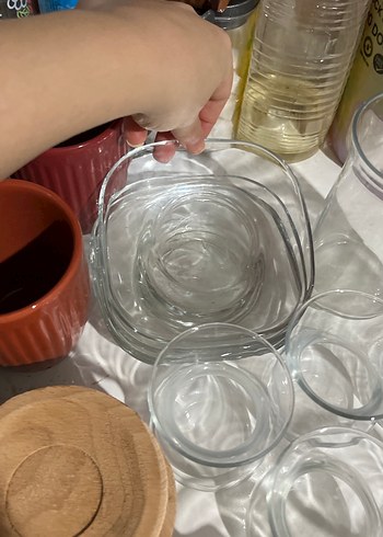 Türk kahvesi bardağı, çay, su bardağı, kahve bardağı,kaşık,tabak - Görsel 5