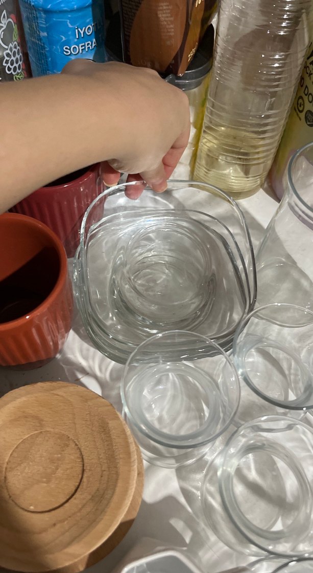 Türk kahvesi bardağı, çay, su bardağı, kahve bardağı,kaşık,tabak - Görsel 5