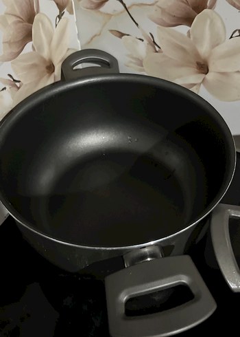 Siyah-Gri Cam Kapaklı Tencere Seti - Görsel 3