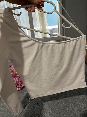 s Beden Tek kollu crop body