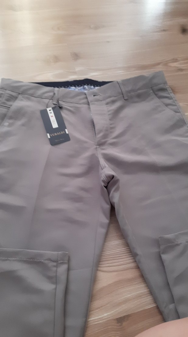 Gri Regular Fit Erkek Pantolon - Görsel 3