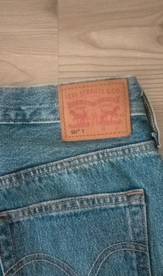 Gevşek Kesim Mavi Denim  Jean - Görsel 4