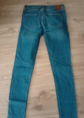 Kadın Mavi Normal Boy Denim Pantolon - Görsel 3
