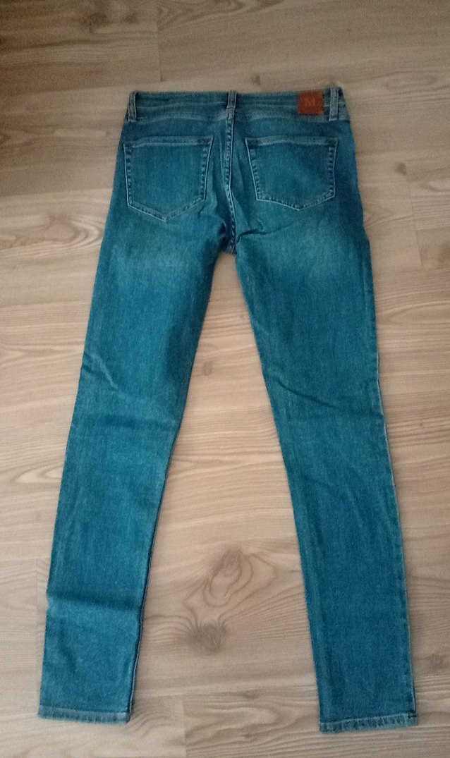 Kadın Mavi Normal Boy Denim Pantolon - Görsel 3
