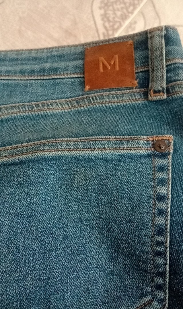 Kadın Mavi Normal Boy Denim Pantolon - Görsel 4