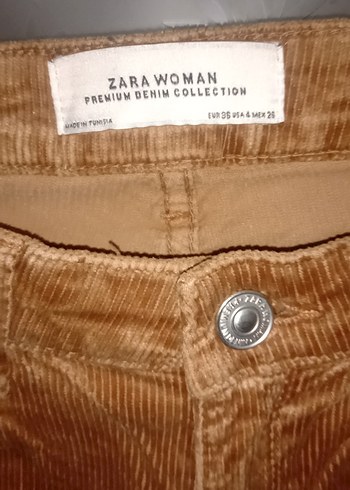 Kahverengi Süet Kadın Pantolon - Görsel 3