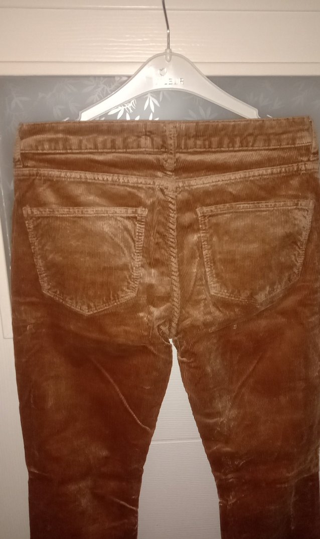 Kahverengi Süet Kadın Pantolon - Görsel 4