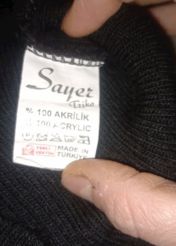 Kadın Siyah Boğazlı yumuşak Triko Kazak - Görsel 3