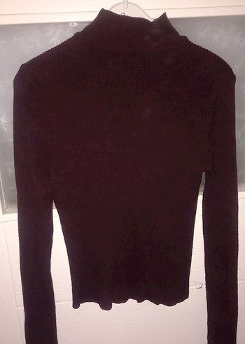 Kadın Boğazlı Triko Kazak - Görsel 2