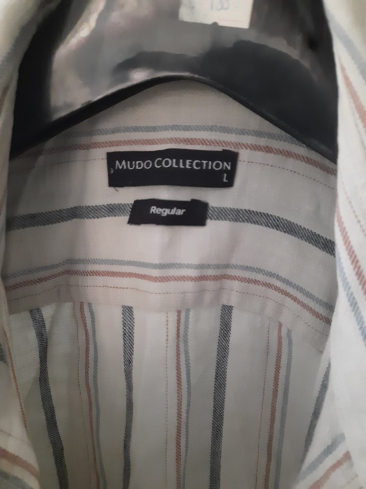 Gri Uzun Kollu Regular Fit Erkek Gömlek - Görsel 2