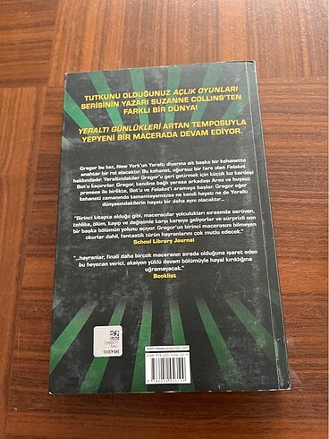 yeraltı günlükleri serisi gregor ve felaket kehaneti
