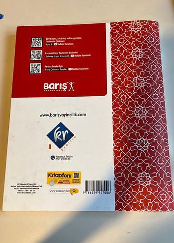  AYT Matematik Soru Kitabı - Barış Yayınları