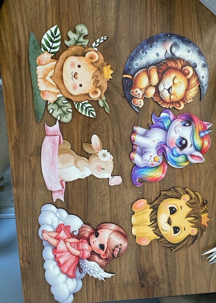 Lazer kesim karakterler - Görsel 5