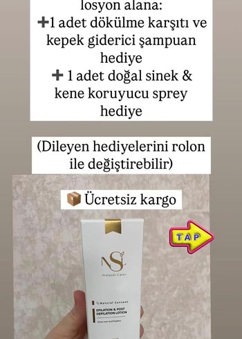 Diğer tüy azaltıcı losyon