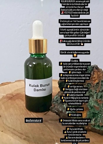 Kulak burun damlası