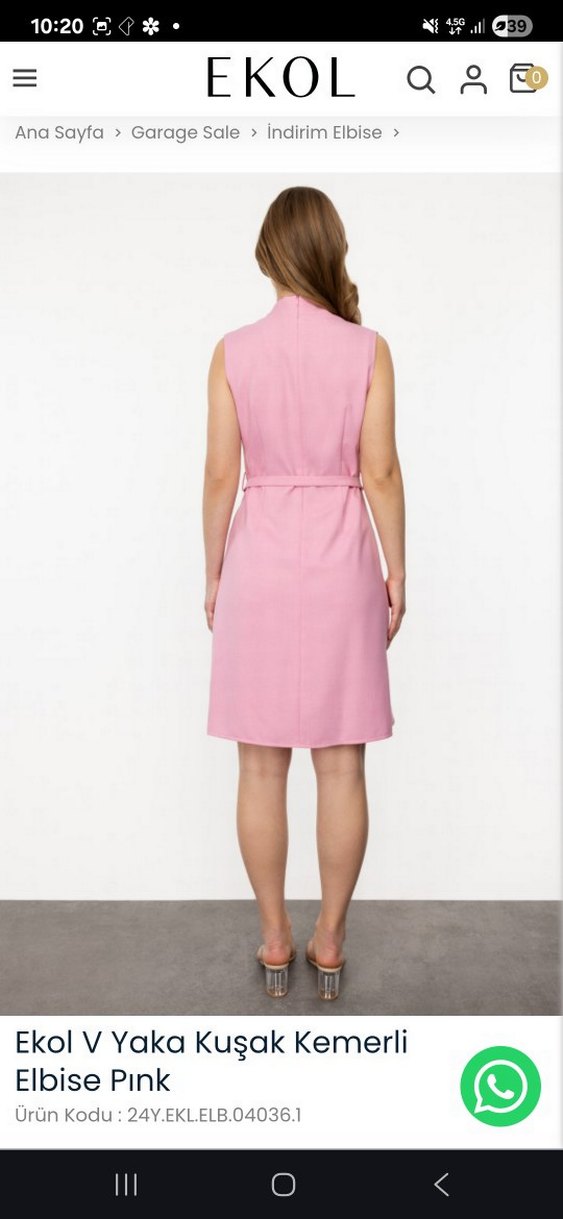 ekol beyaz elbise - Görsel 3