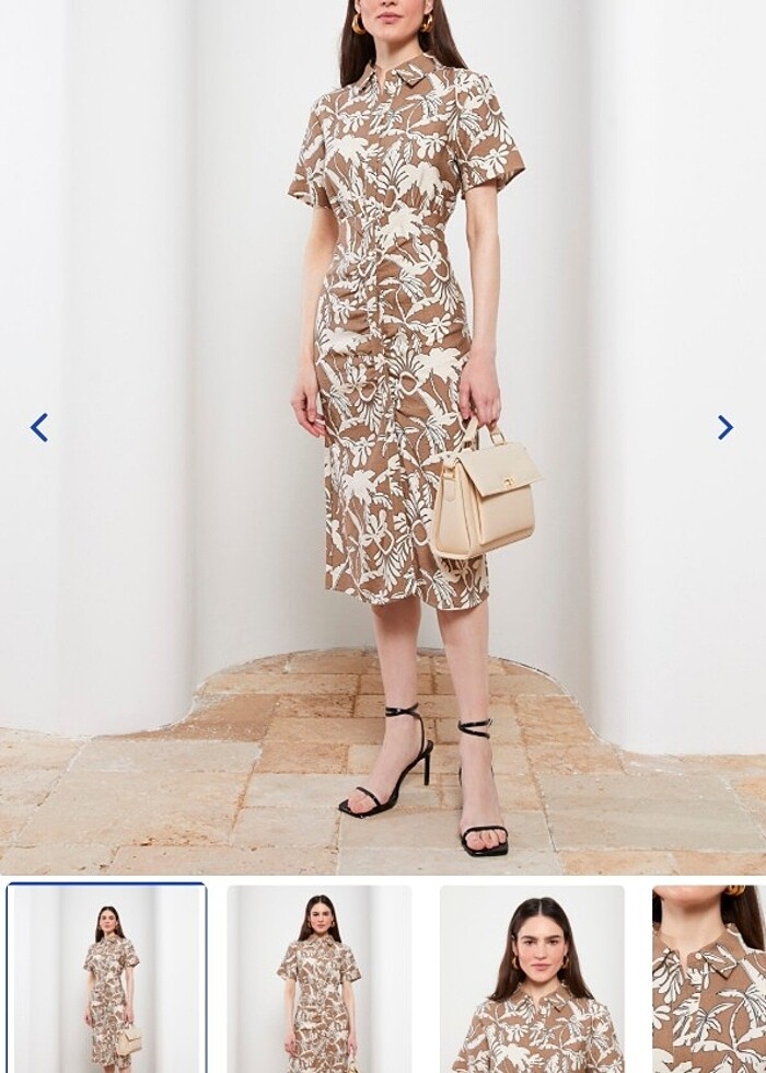 Gömlek elbise - Görsel 2