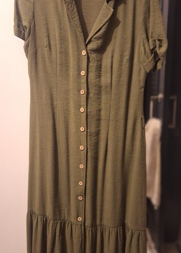 Gömlek yaka elbise - Görsel 2