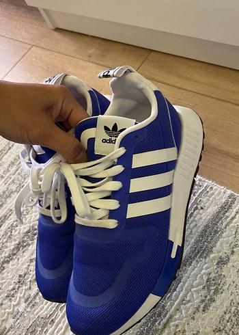 37,5 Beden mavi Renk Adidas Mavi Spor Kadın Sneaker