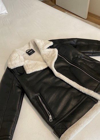 Bej Kadın Midi Boy Peluş Ceket