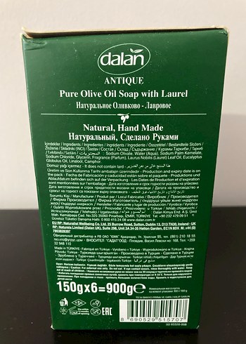Dalan Antique Defne Özlü Zeytinyağlı Sabun 6'lı 900g - Görsel 5