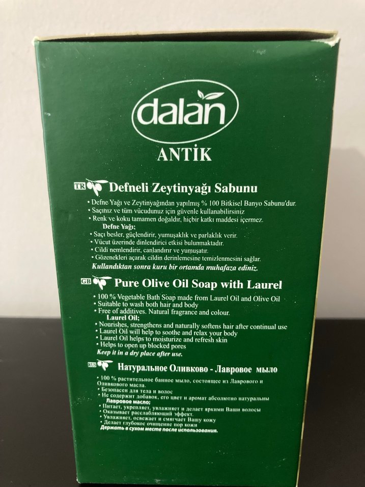 Dalan Antique Defne Özlü Zeytinyağlı Sabun 6'lı 900g - Görsel 4