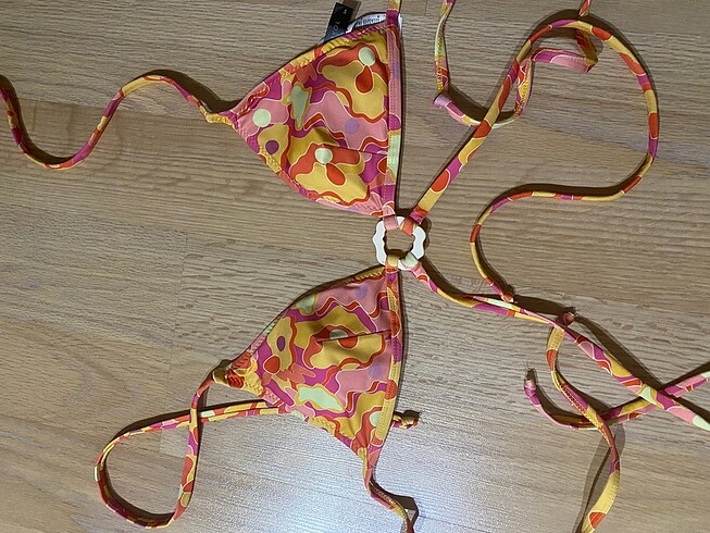 trendyol milla renkli bikini takımı