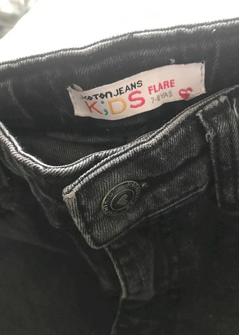 Gri Midi Kot Pantolon Bol Kesim - Görsel 3