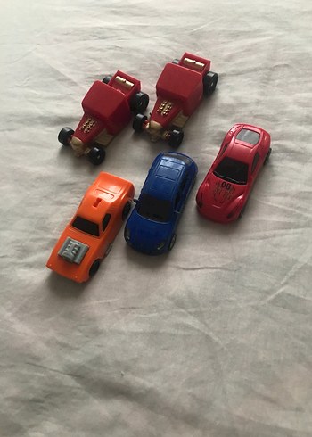 Renkli Oyuncak Araba Seti - Görsel 2