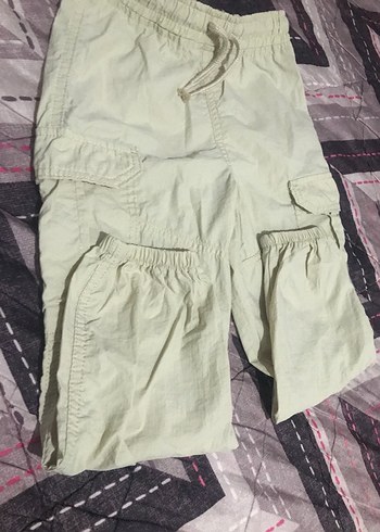 Krem gibi kargo pantolon 4/5 yaş - Görsel 3