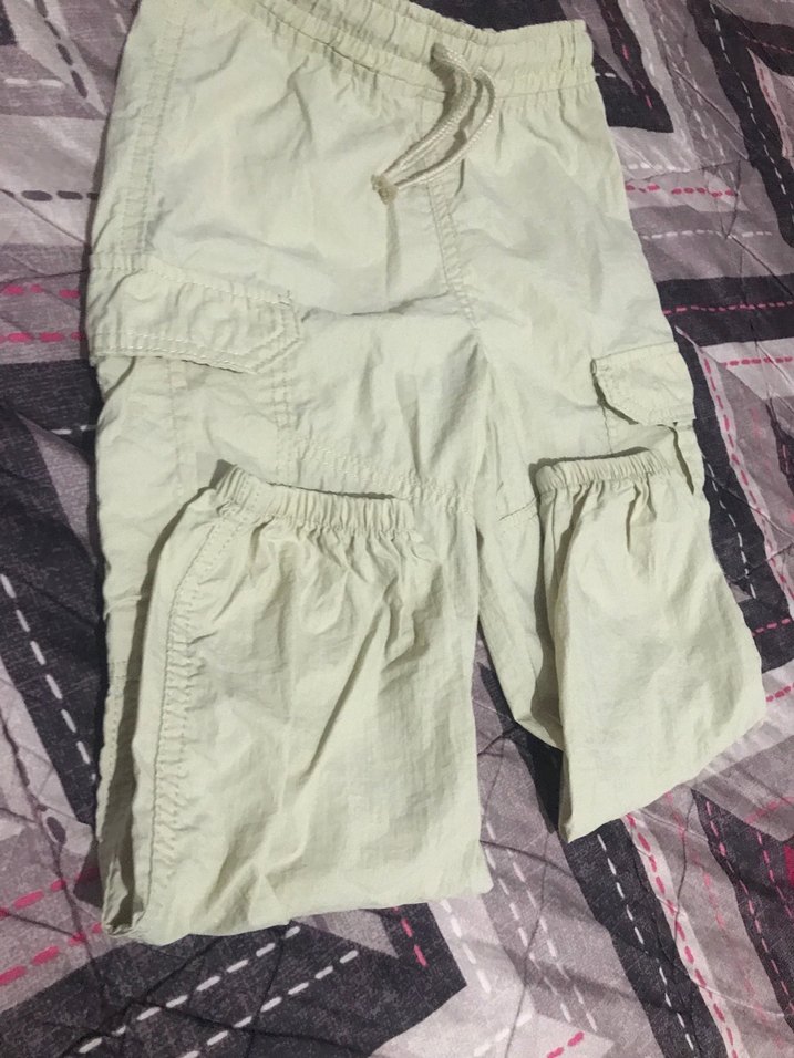 Krem gibi kargo pantolon 4/5 yaş - Görsel 3