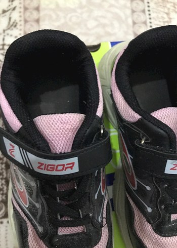 Kız Çocuk Pembe Spor Ayakkabı Velcro - Görsel 2