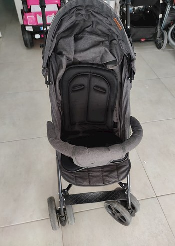9- 36 kg Beden gri Renk Sıfır Gibi Bastonlu Bebek Arabası, Eskişehir