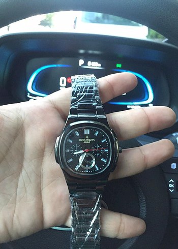 PATEK Siyah Klasik Erkek Kol Saati