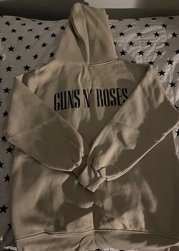 s Beden ten rengi Renk Madmex Bej Kapüşonlu Uzun Kollu Baskılı Kadın Oversize Sweat