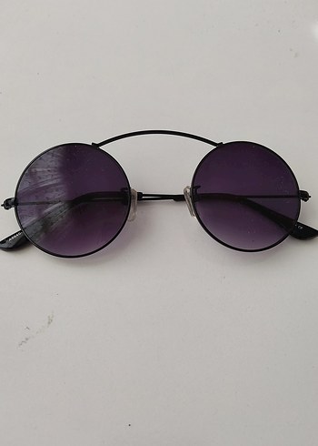 siyah Yuvarlak Kadın Gözlüğü - Görsel 2
